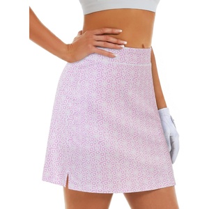 image:imageStelle 17 Golf Skirts for Women Pickleball Tennis Skorts with 2 Pockets  Athletic Skorts High Waisted Tummy Control BuiltIn Shorts Flattering Fit Side Slits RunningPaisley Bloom Print