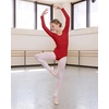 image:imageStelle Ballet Leotards for Girls Long Sleeve Gymnastics Outfits 214YRed
