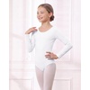 image:imageStelle Ballet Leotards for Girls Long Sleeve Gymnastics Outfits 214YWhite