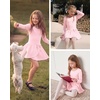 image:imageStelle Ballet Leotards for Girls Long Sleeve Toddler Gymnastics OutfitsBallet Pink