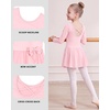 image:imageStelle Ballet Leotards for Girls Long Sleeve Toddler Gymnastics OutfitsBallet Pink