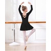 image:imageStelle Ballet Leotards for Girls Long Sleeve Toddler Gymnastics OutfitsBlack