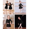 image:imageStelle Ballet Leotards for Girls Long Sleeve Toddler Gymnastics OutfitsBlack