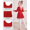image:imageStelle Ballet Leotards for Girls Long Sleeve Toddler Gymnastics OutfitsRed