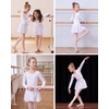 image:imageStelle Ballet Leotards for Girls Long Sleeve Toddler Gymnastics OutfitsWhite