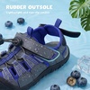 image:imageStelle Boys Girls ClosedToe Hiking Water Summer Sport SandalsGraphite Voltage