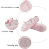 image:imageStelle Canvas Ballet Shoes for Girls Split Sole Drawstring Dance SlippersBallet Pink