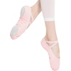 image:imageStelle Canvas Ballet Shoes for Girls Split Sole Drawstring Dance SlippersBallet Pink
