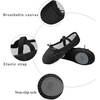 image:imageStelle Canvas Ballet Shoes for Girls Split Sole Drawstring Dance SlippersBlack