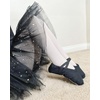 image:imageStelle Canvas Ballet Shoes for Girls Split Sole Drawstring Dance SlippersBlack