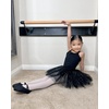 image:imageStelle Canvas Ballet Shoes for Girls Split Sole Drawstring Dance SlippersBlack