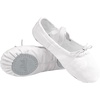 image:imageStelle Canvas Ballet Shoes for Girls Split Sole Drawstring Dance SlippersWhite