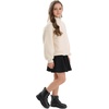 image:imageStelle Girls Combat Boots with DIY Lace Up Side Zipper Ankle BootsBlack