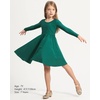 image:imageStelle Girls Cotton Long Sleeve Dress Twirl Skater Dress 312YGreen