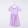 image:imageStelle Girls Cotton Short Sleeve Twirl Skater Dress 3T12YA02lavender Without Pocket
