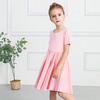 image:imageStelle Girls Cotton Short Sleeve Twirl Skater Dress 3T12YA02pink Without Pocket