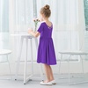 image:imageStelle Girls Cotton Short Sleeve Twirl Skater Dress 3T12YA02purple Without Pocket