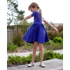 image:imageStelle Girls Cotton Short Sleeve Twirl Skater Dress 3T12YA02royal Blue Without Pocket