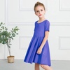 image:imageStelle Girls Cotton Short Sleeve Twirl Skater Dress 3T12YA02royal Blue Without Pocket