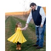 image:imageStelle Girls Cotton Short Sleeve Twirl Skater Dress 3T12YA02yellow Without Pocket