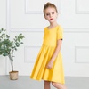image:imageStelle Girls Cotton Short Sleeve Twirl Skater Dress 3T12YA02yellow Without Pocket