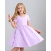 image:imageStelle Girls Cotton Short Sleeve Twirl Skater Dress 3T12YA19lavender With Pocket