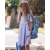 image:imageStelle Girls Cotton Short Sleeve Twirl Skater Dress 3T12YA19lavender With Pocket