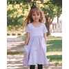 image:imageStelle Girls Cotton Short Sleeve Twirl Skater Dress 3T12YA19lavender With Pocket