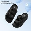 image:imageStelle Girls Double Buckle Slide Sandals Boy SlippersBlack