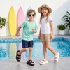 image:imageStelle Girls Double Buckle Slide Sandals Boy SlippersBlack