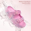 image:imageStelle Girls Double Buckle Slide Sandals Boy SlippersCotton Candy Ombre