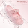 image:imageStelle Girls Double Buckle Slide Sandals Boy SlippersPink
