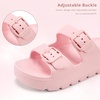 image:imageStelle Girls Double Buckle Slide Sandals Boy SlippersPink