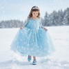 image:imageStelle Girls Glitter Dress Shoes Flats with Pearl Bow for Party Flower GirlIcy Blue