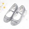 image:imageStelle Girls Glitter Dress Shoes Flats with Pearl Bow for Party Flower GirlSilver