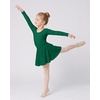 image:imageStelle Girls Long Sleeve Leotard Dress with Footed Tights for BalletDanceGreen