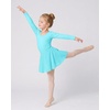 image:imageStelle Girls Long Sleeve Leotard Dress with Footed Tights for BalletDancePool Blue