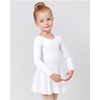 image:imageStelle Girls Long Sleeve Leotard Dress with Footed Tights for BalletDanceWhite