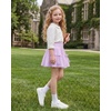 image:imageStelle Girls Tiered Tennis Skirt with Builtin Shorts Pockets amp BowsLavender