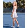 image:imageStelle Girls Tiered Tennis Skirt with Builtin Shorts Pockets amp BowsWhite