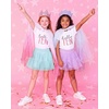 image:imageStelle Girls Tutu Skirt with Metallic Short Tulle Ballet Dance SkortLight Blue
