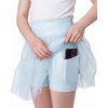 image:imageStelle Girls Tutu Skirt with Metallic Short Tulle Ballet Dance SkortLight Blue