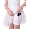 image:imageStelle Girls Tutu Skirt with Metallic Short Tulle Ballet Dance SkortWhite