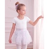 image:imageStelle Girls Tutu Skirt with Metallic Short Tulle Ballet Dance SkortWhite