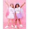 image:imageStelle Girls Tutu Skirt with Metallic Short Tulle Ballet Dance SkortWhite