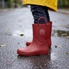 image:imageStelle Kids Rain Boots for Boys Girls Outdoor Play and Rainy DaysMatte Red