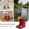 image:imageStelle Kids Rain Boots for Boys Girls Outdoor Play and Rainy DaysRed
