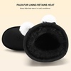 image:imageStelle Kids Winter Boots Girls Boys Snow High Ankle BootsBlack