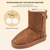 image:imageStelle Kids Winter Boots Girls Boys Snow High Ankle BootsChestnut
