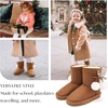 image:imageStelle Kids Winter Boots Girls Boys Snow High Ankle BootsChestnut